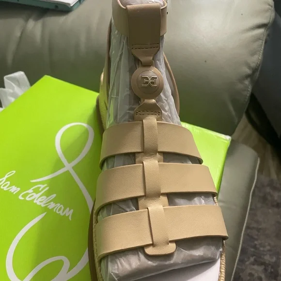 Sam Edelman Tan Strappy Gladiator Sandal - Picture 1 of 5